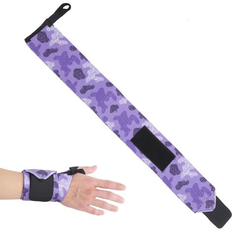 Attelle de poignet de sport réglable, pour musculation et haltérophilie avec maintien renforcé. (1/5)
