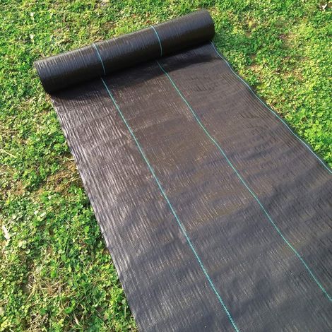 Hochleistungsfähiges Unkrautvlies für die Landschaftsgestaltung – 3 oz Material – 1 x 15 m – Luft- und wasserdurchlässig – Einfache Installation – Vielseitig einsetzbar für Gärten und die Landschaftsg