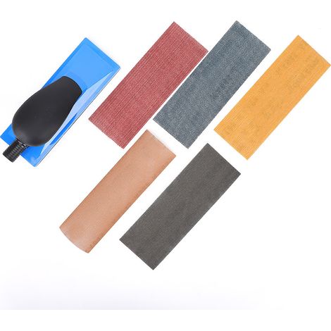 Bloc éponge de ponçage pour aspiration de poussière, bloc de meulage manuel sans poussière avec système auto-agrippant (1/5)