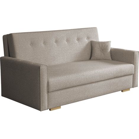 Sofá cama Caelrin IV, Coral 50, Almacenaje, 0, 85x173x100cm, Muebles ya montados
