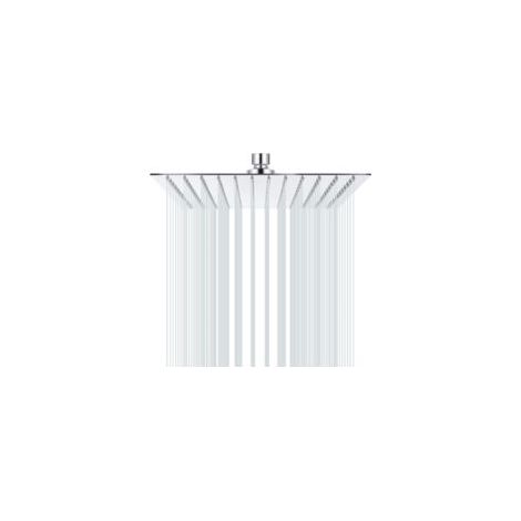Pommeau de douche carré 30x30 cm – Acier inoxydable – Inclinable à 30° – Haute pression économe en eau – Compatible avec flexibles standards (1/5)