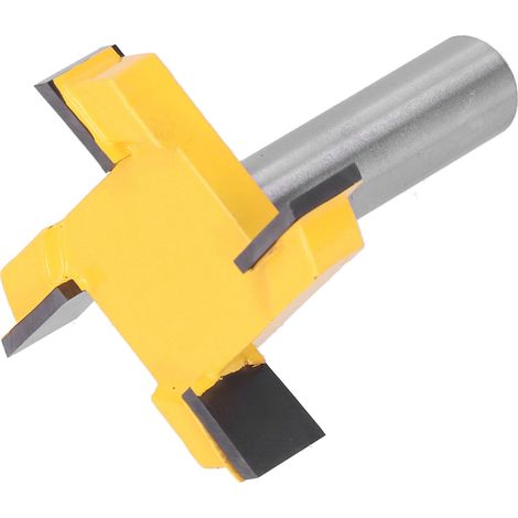 Fraise à surfacer à 4 dents pour le travail du bois CNC, outil de rabotage, queue de 1/2 pouce (1/5)