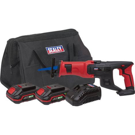 Sealey SV20 Series Cordless Reciprocating Saw 20V - 2 Batteries CP20VRSKIT (1/5)