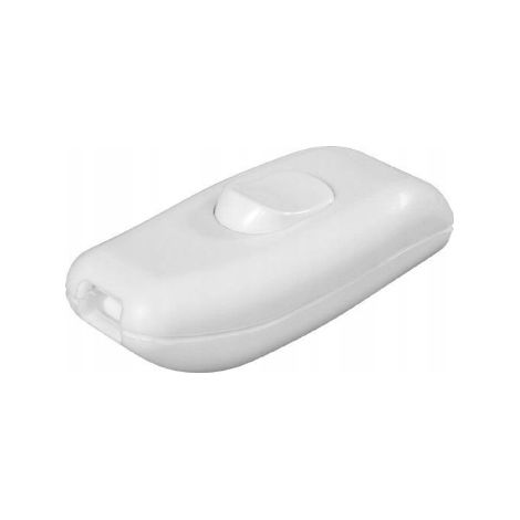 Interruptor basculante para cableado pasante, blanco