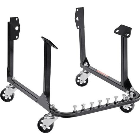 340 kg Chariot Support Moteur d'Atelier pour Manutention Moteurs BB et SB Chevy Base en U Acier Q235B (1/5)