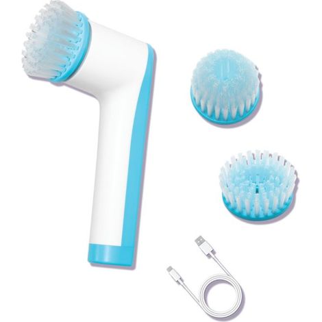 VENTEO - Brosse rotative électrique, nettoyeur de vitres manuel, brosse WC, nettoyage ciblé des surfaces sanitaires, carrelage de cuisine, chaussures, bottes (1/5)