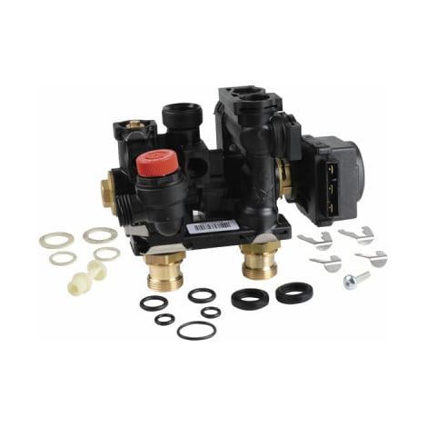 Vanne à 3 voies pour chauffage central – Tension 230V – Compatible chaudières Saunier Duval – Référence S10208 (1/5)