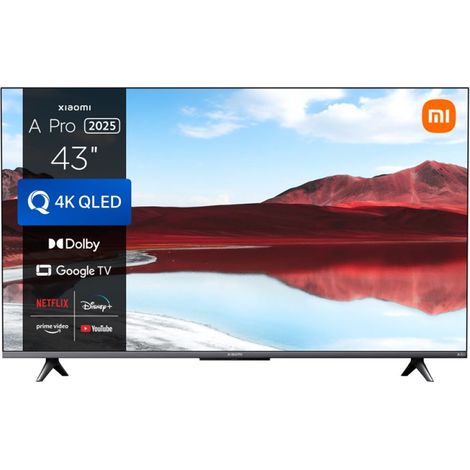 Xiaomi TV A Pro 43 2025 QLED 4K UHD Dolby Audio - Televisión con Google TV
