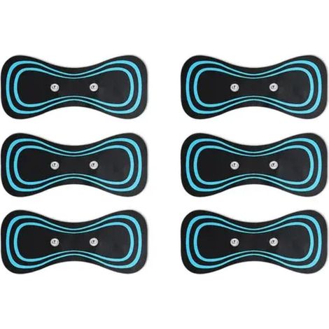 Gel pads for cervical electrostimulation, silicone device for the neck, reusable muscle gel for the abs, cervical electrostimulation device 00797-AquaForge