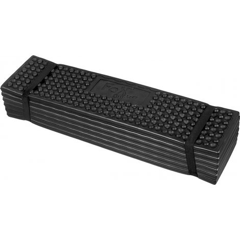 Fox Outdoor Thermomatte, faltbar, schwarz