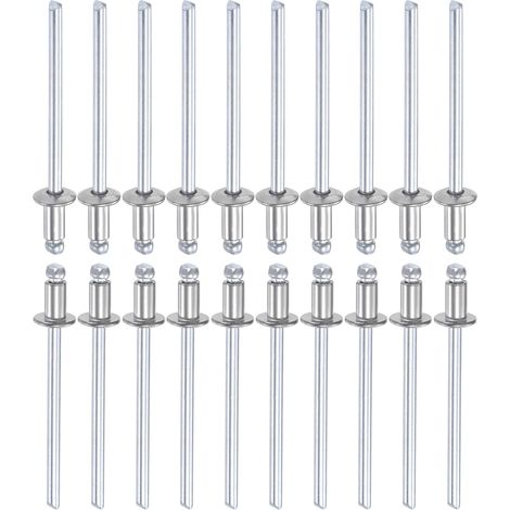 3.2 mm x 5 mm (DxL) Blind Rivets – 50 Pack – Well for Machinery Assembly – 304 Stainless Steel Open Dome End Rivet (1/5)