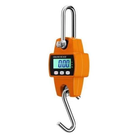 BUNTHAUS Balance de grue numérique, balance électronique suspendue 300 kg 660 lb, balance suspendue industrielle avec capteur précis, mini balance LCD portable avec crochet pour usine de ferme de chas (1/5)