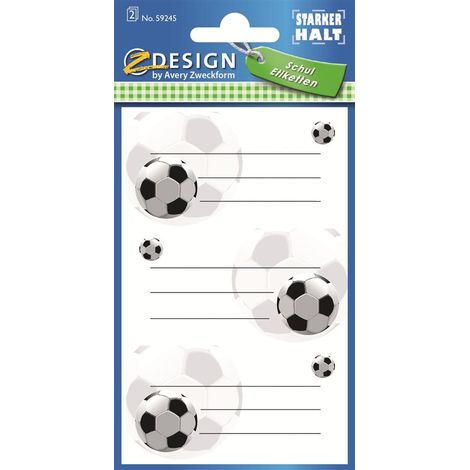 Adesivi per libri e quaderni - Calcio