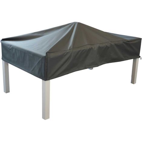 PROLOISIRS Housse de protection pour table - 160 x 100 cm - Grise (1/3)