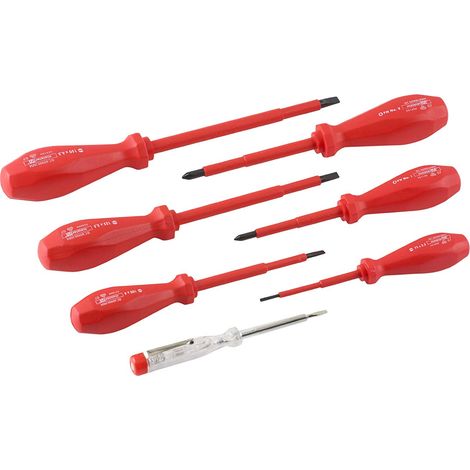 Meister 3383170 - Set di 7 cacciaviti, VDE