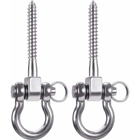 2 Of 304 stainless steel Hook Of Ceiling, Suspension Trainer Kit of Suspension for Chair accrochante, Lamp accrochante (1/4)