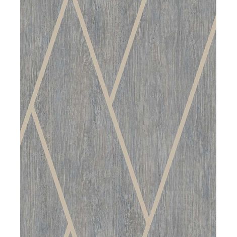Papier peint effet tissu plissé beige doré (1/2)