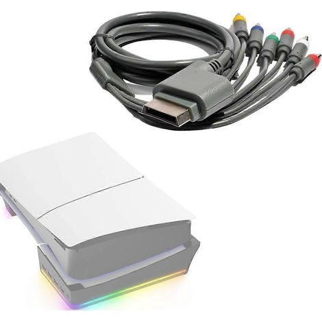 Câble TV transparent pour moniteurs couleur, 1,8 m / 5,9 pi (1/4)