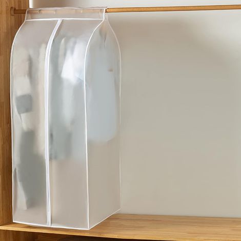 Housse de rangement penderie Housse de protection housse de vêtement housse de costume stockage longue durée de veste manteau vêtements protection contre les dommages causés par la (1/5)