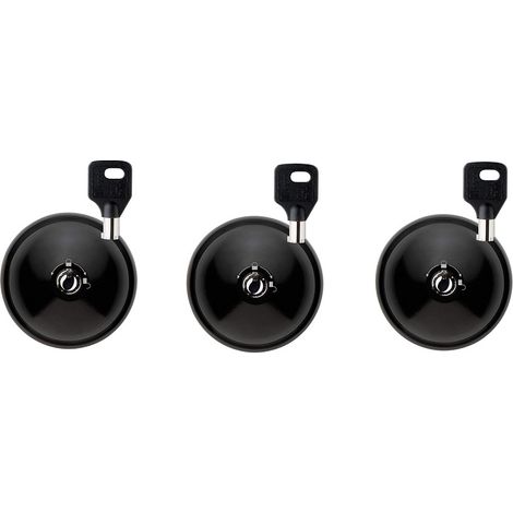 UFO³ Smart Duo Lock nero per porta posteriore e 2 lati di servizio + 3 chiavi - 8090S233PN