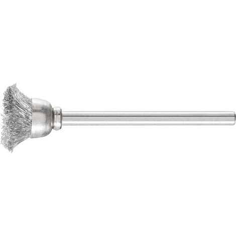 Mini cepillo de taza TBU 1503/3 ST 0.10 D15xl3xL5 mm acero PFERD (paquete de 10)