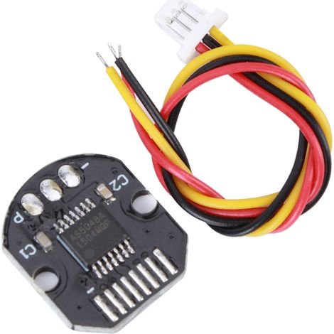 AS5048A hochpräziser 14-Bit-Magnet-Encoder für bürstenlose Motoren, SPI-Schnittstelle und PWM-Ausgang.