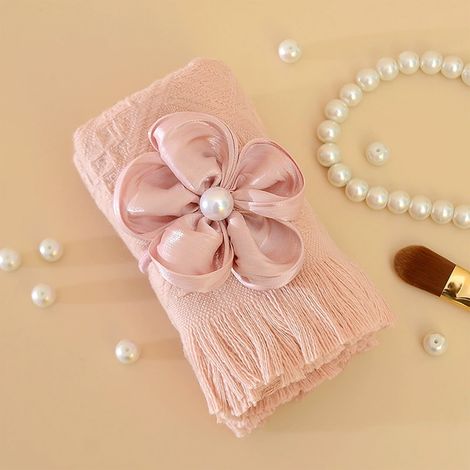 Serviette À Franges - Serviette De Bain Absorbante Et Douce - Pour Cadeaux De Mariage, Fêtes Et Occasions Spéciales - 1 Pièce (1/5)