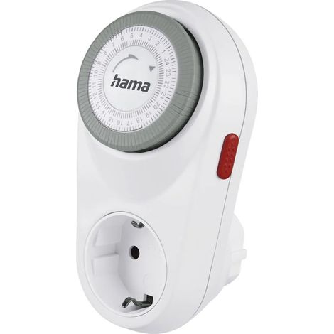 Temporizador mecánico Hama curved 250 V 3680 W programable (1/3)