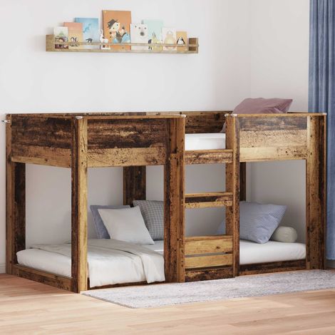 Etagenbett für Kinder Altholz 80 x 200 cm Holzwerkstoff