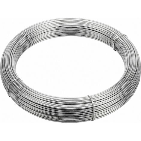 Lot de 5 fils de tension verts RAL 6005 pour clôture Ø 2,75 mm x 100 m (1/5)