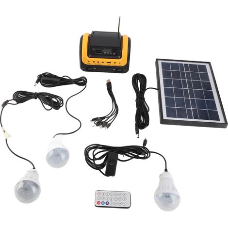 Ortviai Générateur Solaire Portable 5000 mAh avec Panneau Solaire – Alimentation d’Urgence pour Camping et Extérieur (1/5)
