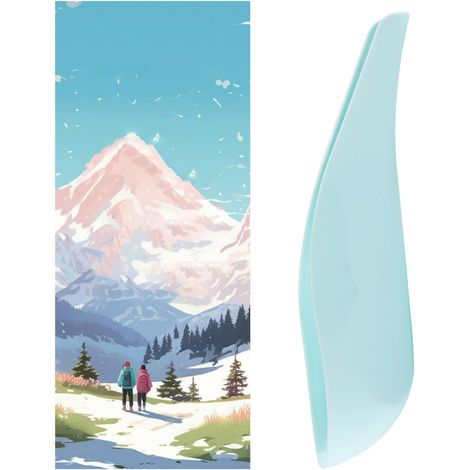 Pipi Debout Réutilisable Urinoir Femme Portable Facile à Nettoyer Large Ouverture Pisse Debout Femme Léger pour Camping Randonnée Vélo Ski Navigation Aventures en Plein Air (Bleu)
