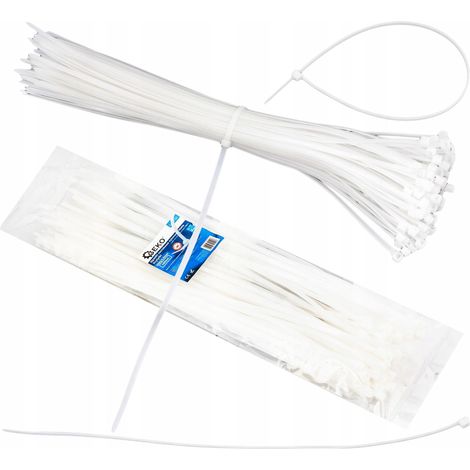 Bridas de nailon blanco 300x3,6 mm UV 100 unidades (125) (1/3)