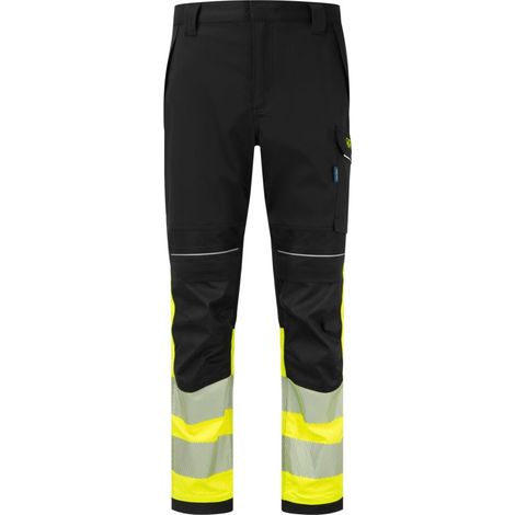 Pantaloni Pw3 Modaflame Hv Classe 1 - Taglia 34 - Giallo/nero - Portwest