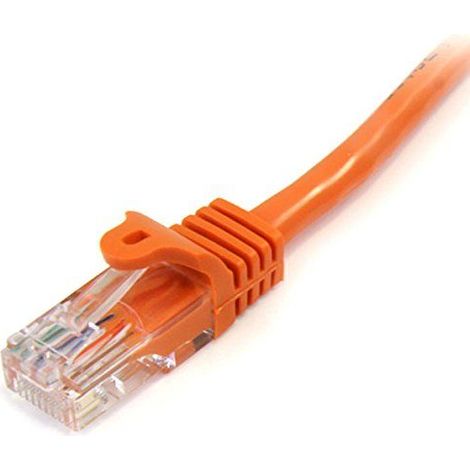 StarTech.com 1m Cat5e RJ45 UTP Netzwerkkabel Snagless - Cat 5e Patchkabel - Orange (1/5)