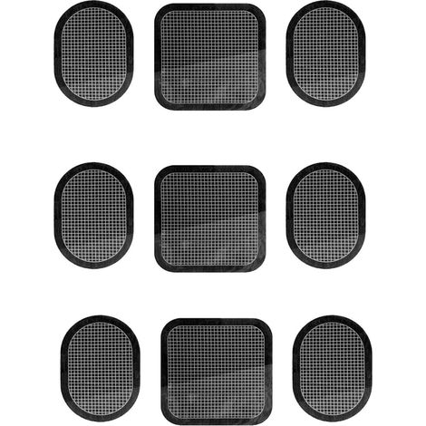 electrodos para cinturón con gel hidrofílico, parches de repuesto para entrenamiento abdominal, compatibles con cinturones de electroestimulación.
