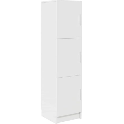 Maison Exclusive - Haut Armoire Blanc 31.5 x 32 x 122.5 cm (1/5)
