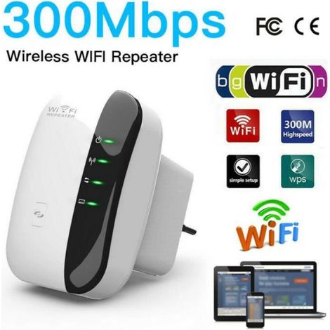 Répéteur WiFi Amplificateur de gamme de signal Répéteur amplificateur de réseau Internet sans fil Répéteur (1/4)