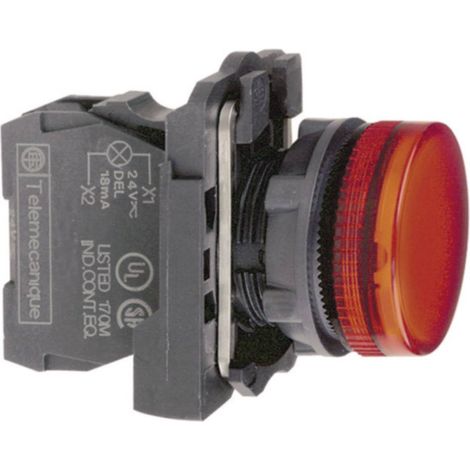 Harmony XB5 voyant lumineux DEL diam. 22 vert 24V vis étrier SCHNEIDER XB5AVB3