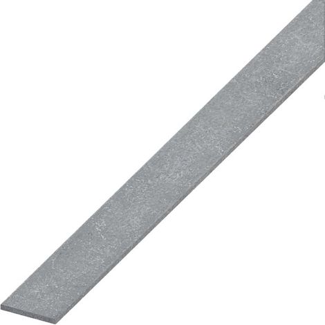 BARRA PIATTA ALFER 10x2 MM IN ACCIAIO TRAFILATO LUNGHEZZA 1 METRO