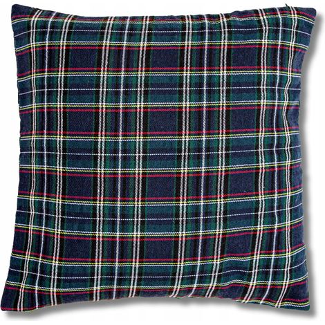 Federa decorativa natalizia a quadri Jasiek Gift MORAJ Blu (1/5)