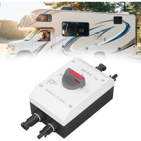 1500V DC 32A Photovoltaik-Trennschalter mit Trennschalter, IP66 wasserdicht, für Solarstromerzeugungssysteme, Wohnmobile, Boote und Aufrüstungen von netzunabhängigen/netzgekoppelten Solaranlagen. (1/5)