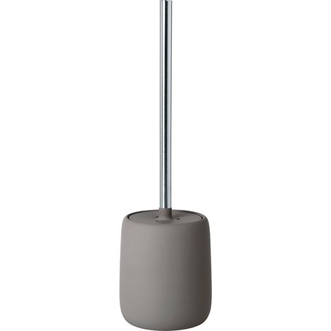 Brosse WC en céramique/Plastique, Brosse WC sur Pied et Support pour Accessoires de Salle de Bain (H x l x P) 39 x 11 x 11 cm (1/4)