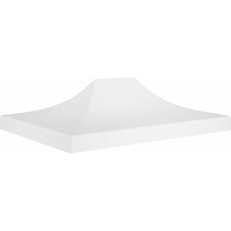 Partyzelt-Dach 4,5x3 m Weiß 270 g/m² vidaXL