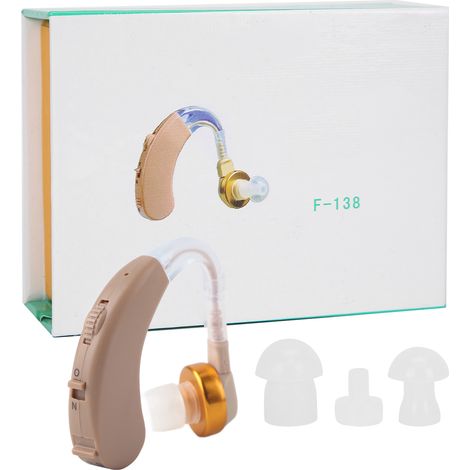 Appareil auditif amplificateur sonore portable pour seniors, avec écouteurs, soins professionnels (1/5)
