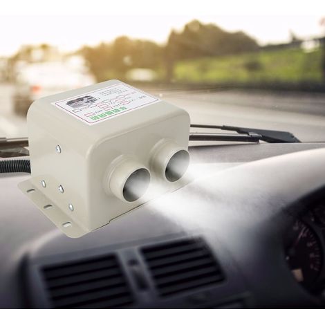 Chauffage électrique 600 W à 2 trous, dégivreur et désembueur de fenêtre pour l'hiver, pour la maison et la voiture (24 V). (1/5)