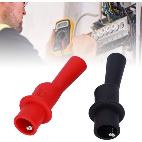 10 Pinces Crocodile Test Basse Fréquence Embouts Acier Inoxydable Pince Multimètre Électronique (1/5)