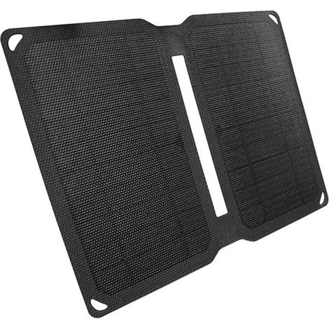 Chargeur solaire portable étanche et pliable pour la randonnée, le camping et le trekking en extérieur (1/5)