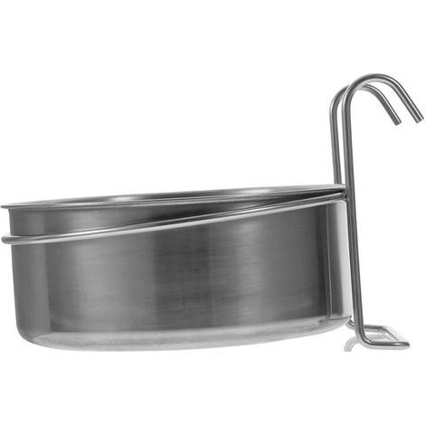 Mangiatoia per uccelli con gancio in acciaio inox, mangiatoia per animali domestici (10 cm x 4,5 cm), 1 pezzo (1/5)