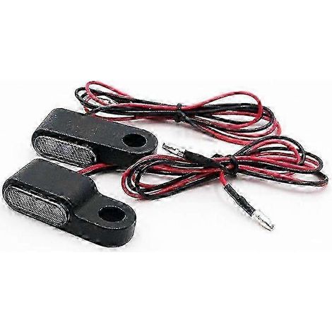 Clignotants à LED ambrés montés sur guidon pour moto 12 V, avec 2 pièces 2025 (1/5)